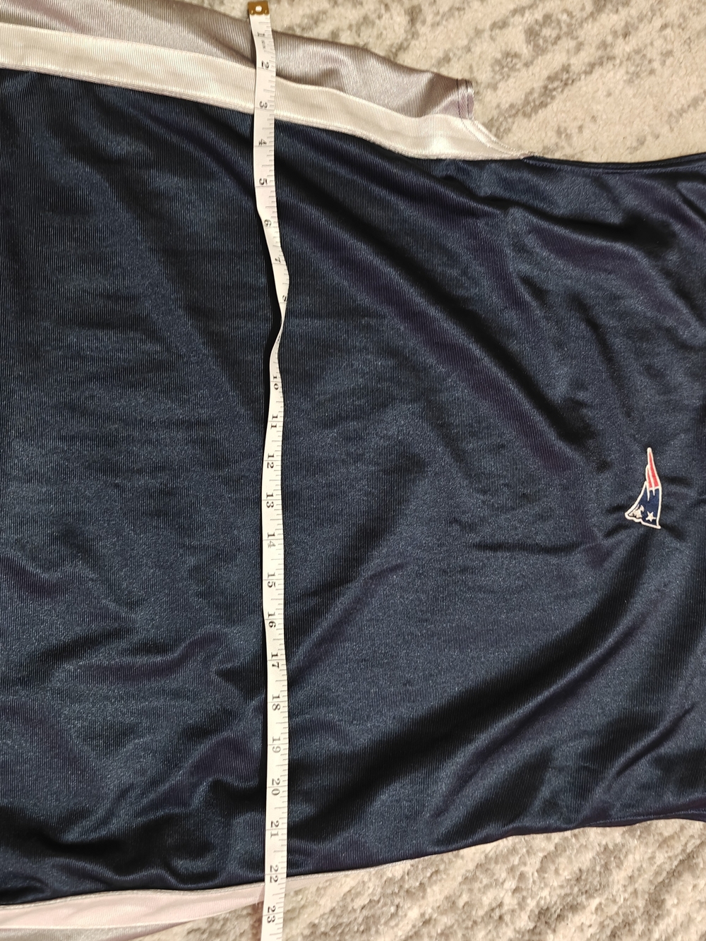 NFL New England Patriots Navy Blue Tank Top with White Trim Like New Xl